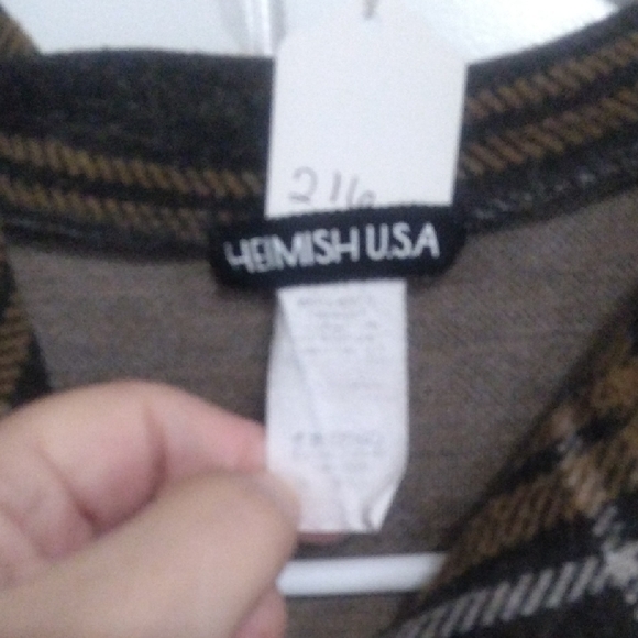 Hemish USA Plaid Hooded Jacket - Picture 2 of 6